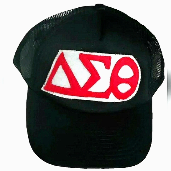 NEW Delta Sigma Theta / DST Trucker Hat (Cap)! Red & White. Women Sorority. - Picture 2 of 13